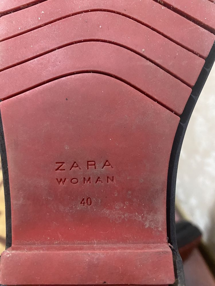 Zara ботильоны, ботинки.