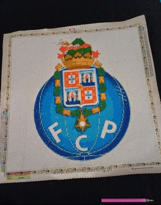 Telas Feitas em Diamond Painting