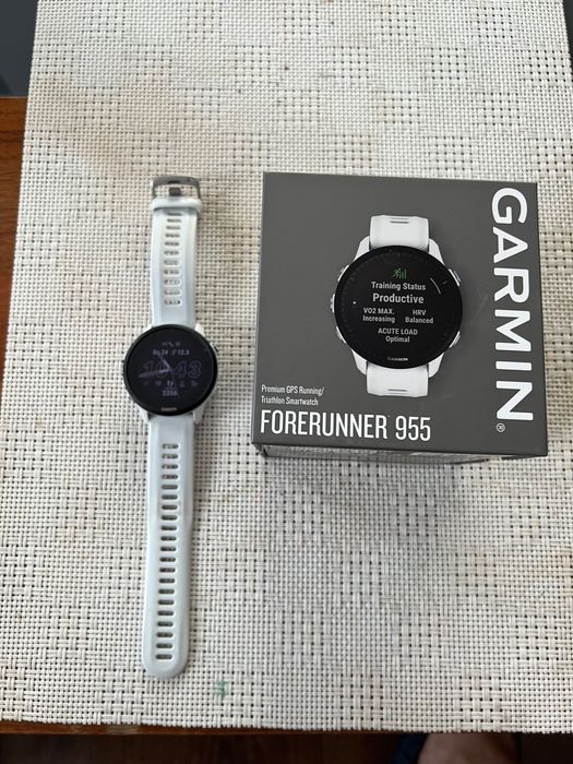 Zegarek Garmin Forerunner 955 biały (na gwarancji !)