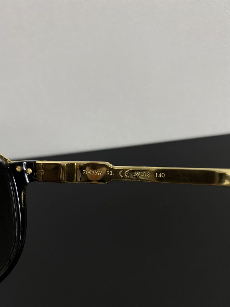 Окуляри оригінал Louis Vuitton Black/Gold Z0936W Mascot Sunglasses
