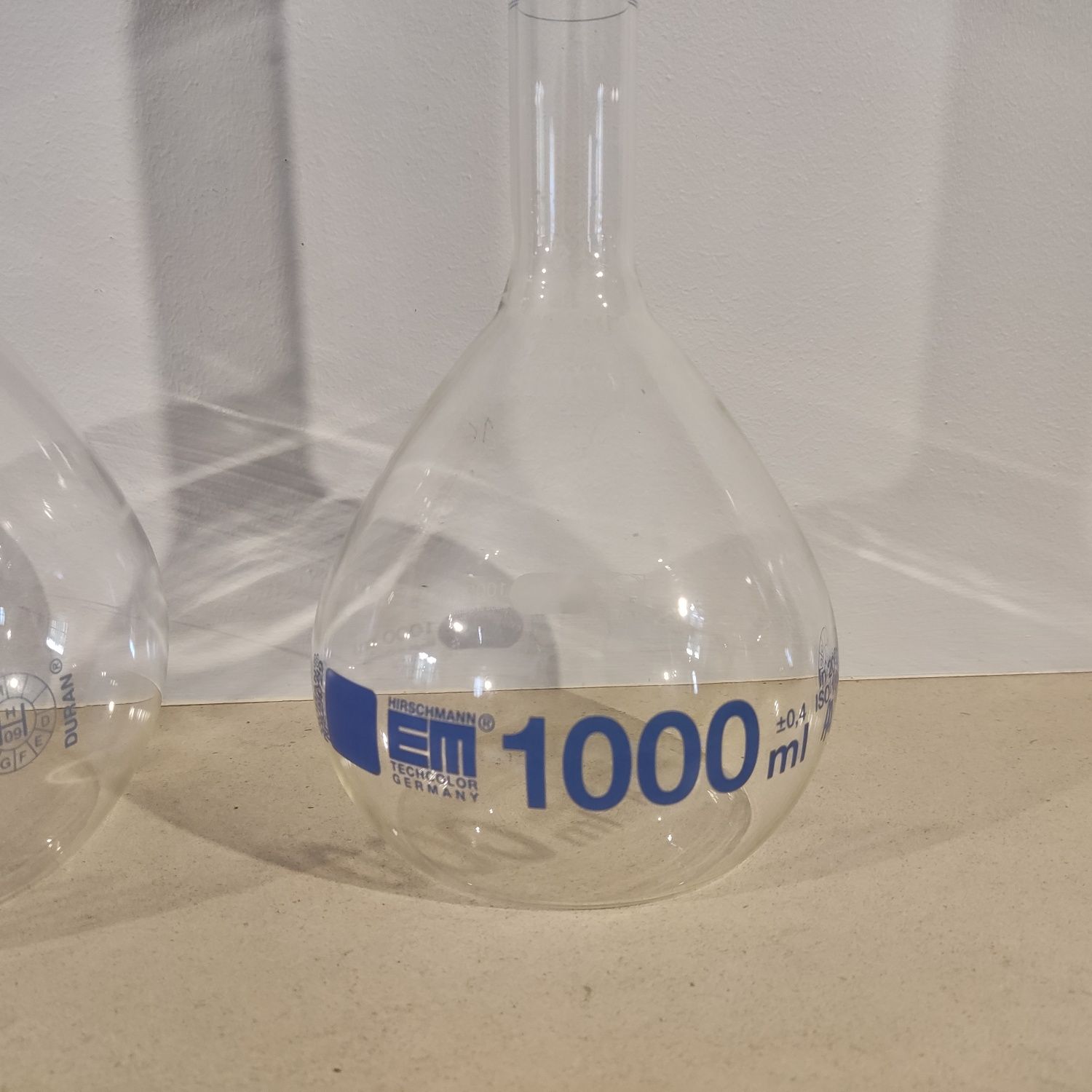 Balão Volumétrico em vidro - laboratório cientifico
