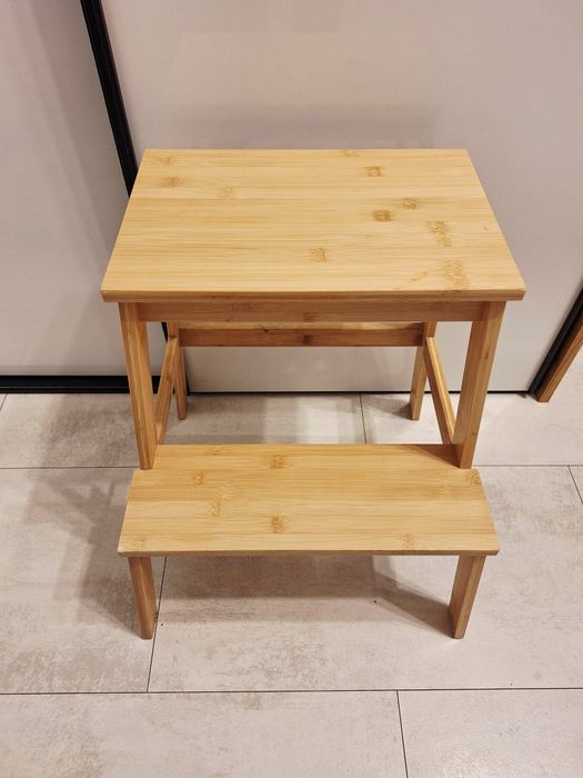 IKEA TENHULT Taboret bambus 43x40x50 cm