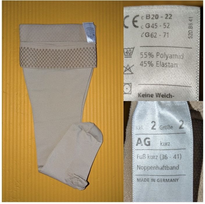 Компресійні панчохи чулки клас 2, р.S