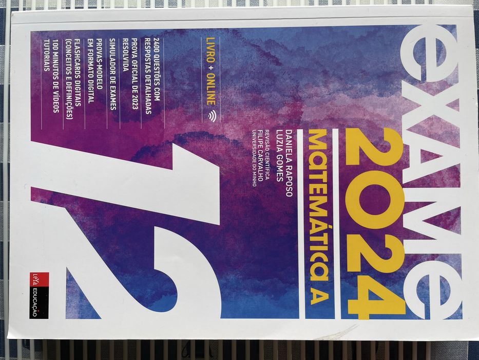 Livro de preparação para exame 12 ano Matemática A
