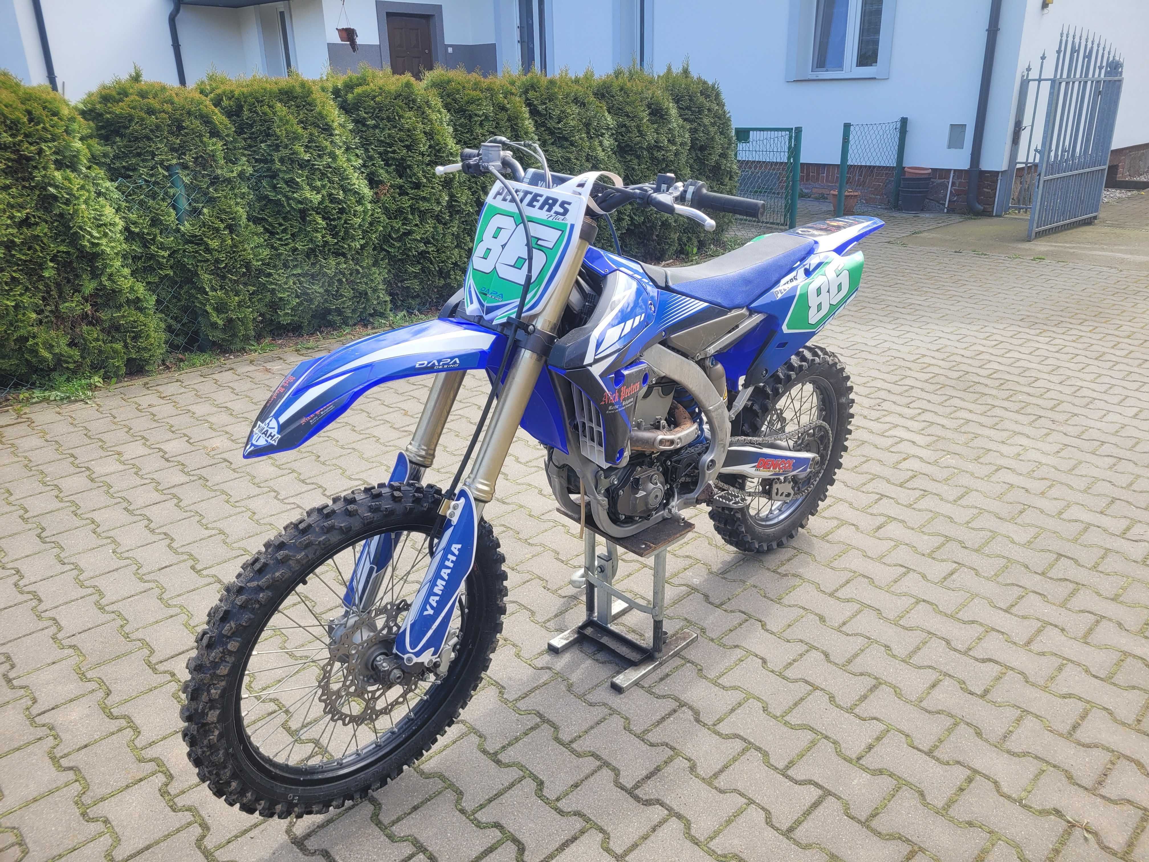 Motocykl crossowy cross Yamaha YZ450F 2017 YZF 450 16 motogodzin