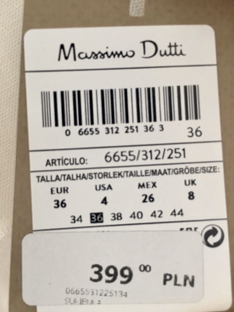 Massimo Dutti-  NOWA sukienka rozm 36