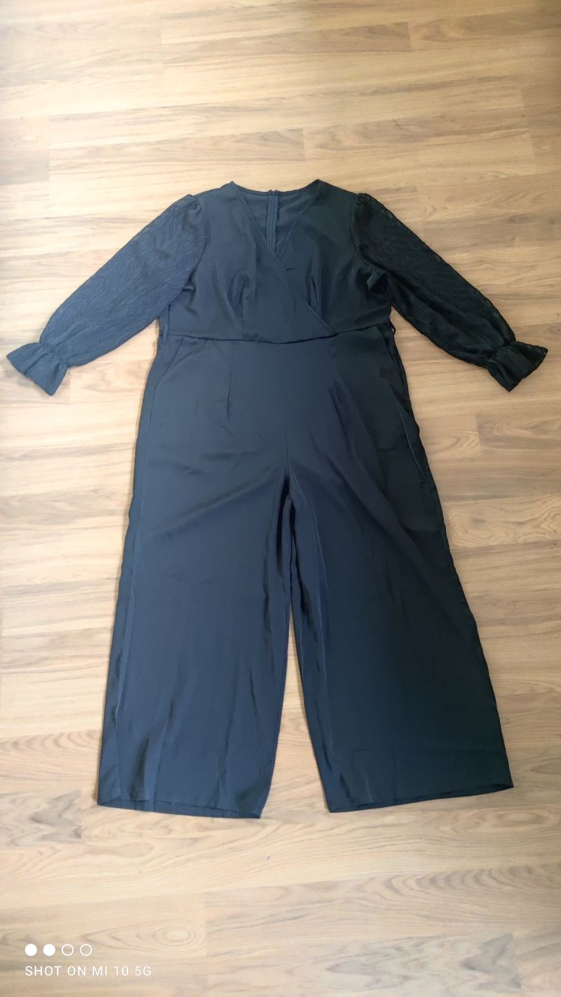 Emery Rose Kombinezon czarny elegancki sylwester plussize 2XL
