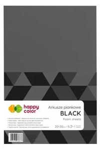 Arkusze piankowe A4 5szt czarne HAPPY COLOR