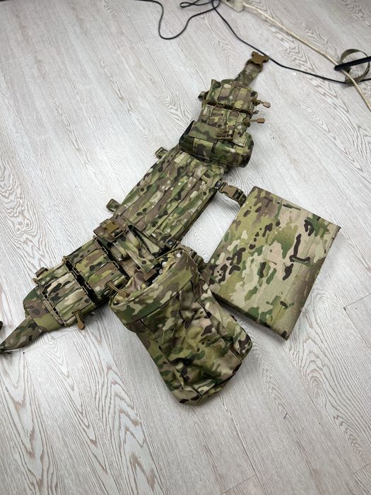 Розгрузка плитоноска з підсумками мультикам war belt