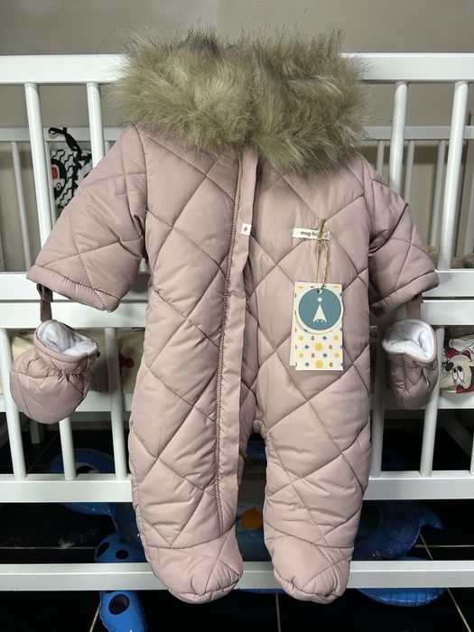 Комплект, кобінезон зимовий і шапка. НОВІ