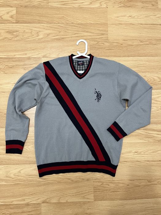 Sweter szary męski M