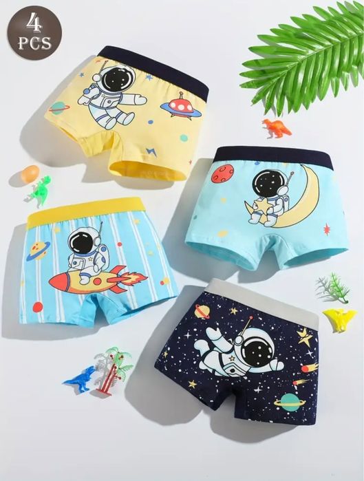 Набір дитячих трусиків боксерів. 4 шт
