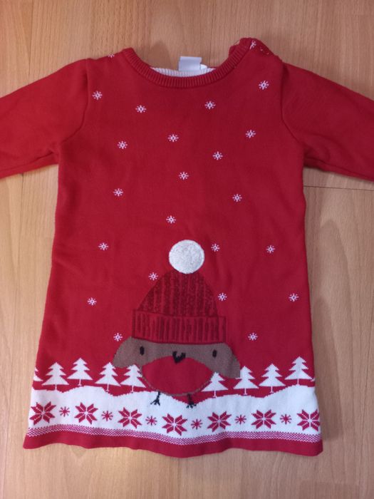 Плаття на дівчинку 9-12м,новорічне плаття на дівчинку.