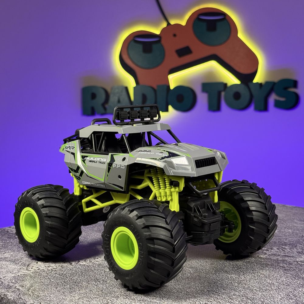 Монстр Трак на радіоуправлінні Void Monster Truck Сірий Джип на пульті