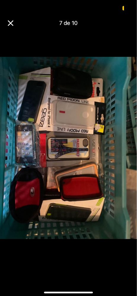 Lote completo telemoveis tablets capas pliculas