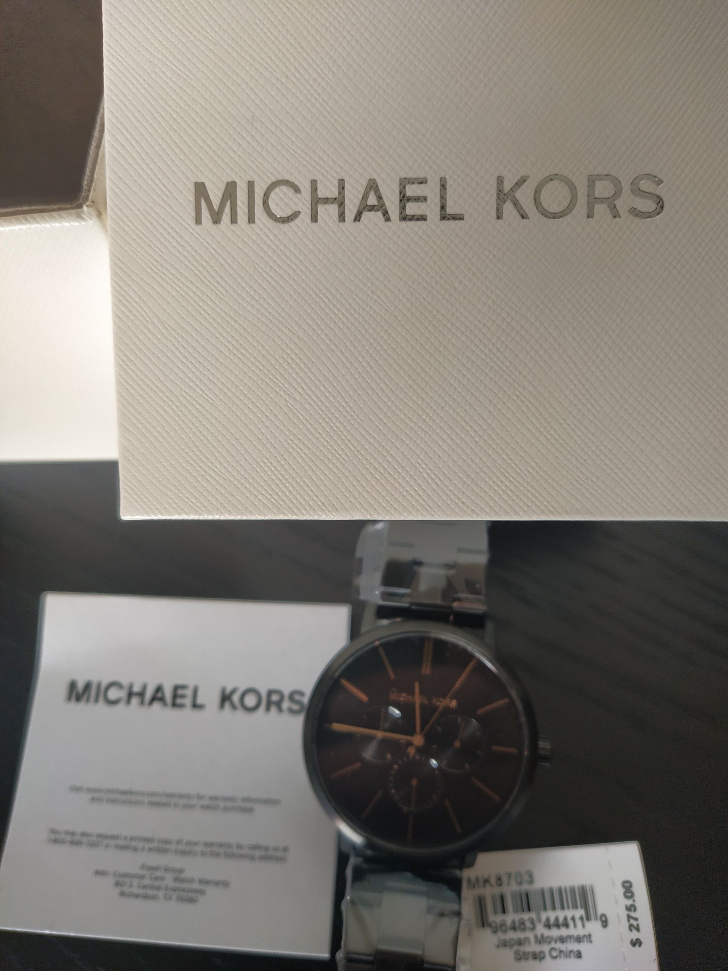 Michael Kors relógio novo e original