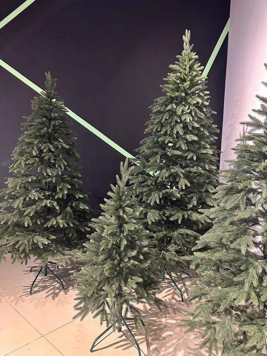 Скидки! Искусственная литая ель премиум класса Смерека Штучна ялинка!
