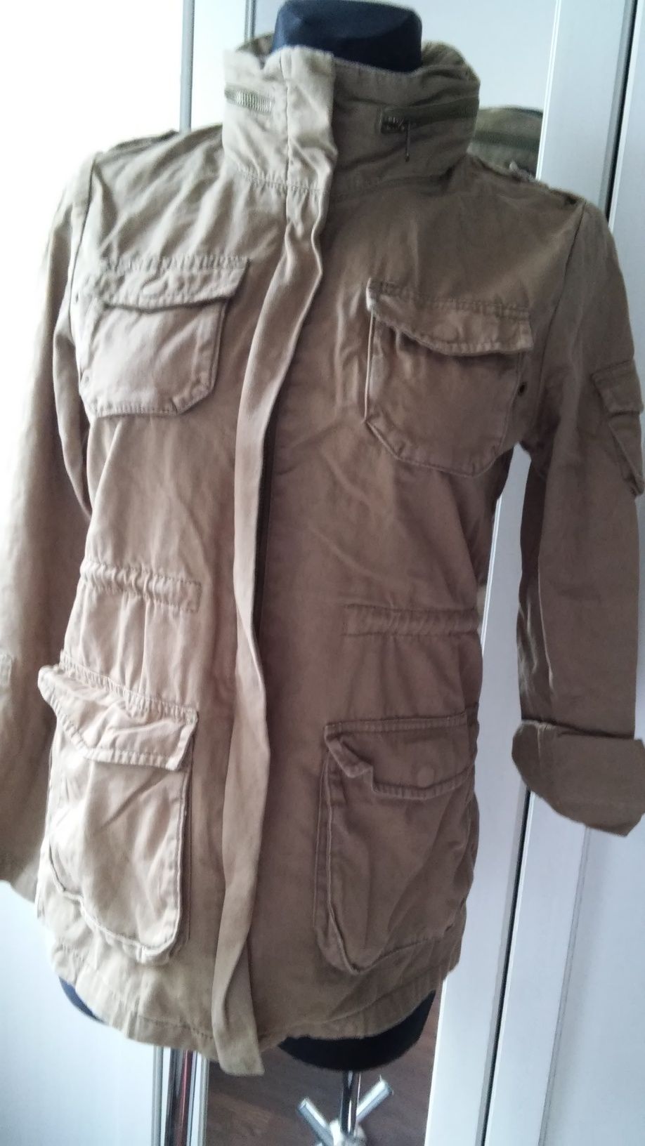 H&m kurtka katana khaki r 34