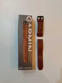 Garmin quickfit 22mm em pele - original