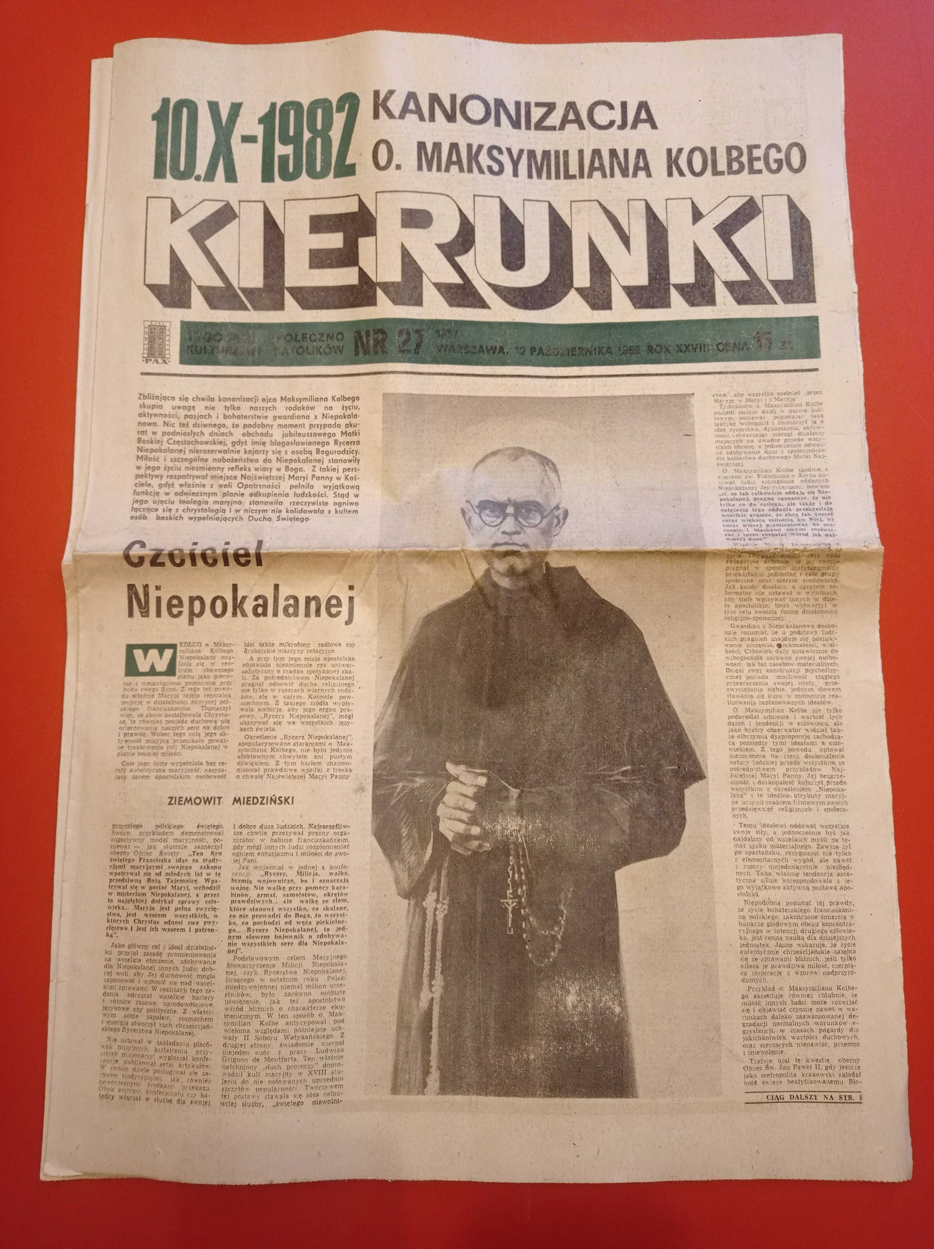 Kierunki tygodnik nr 27/1982; 10 października 1982