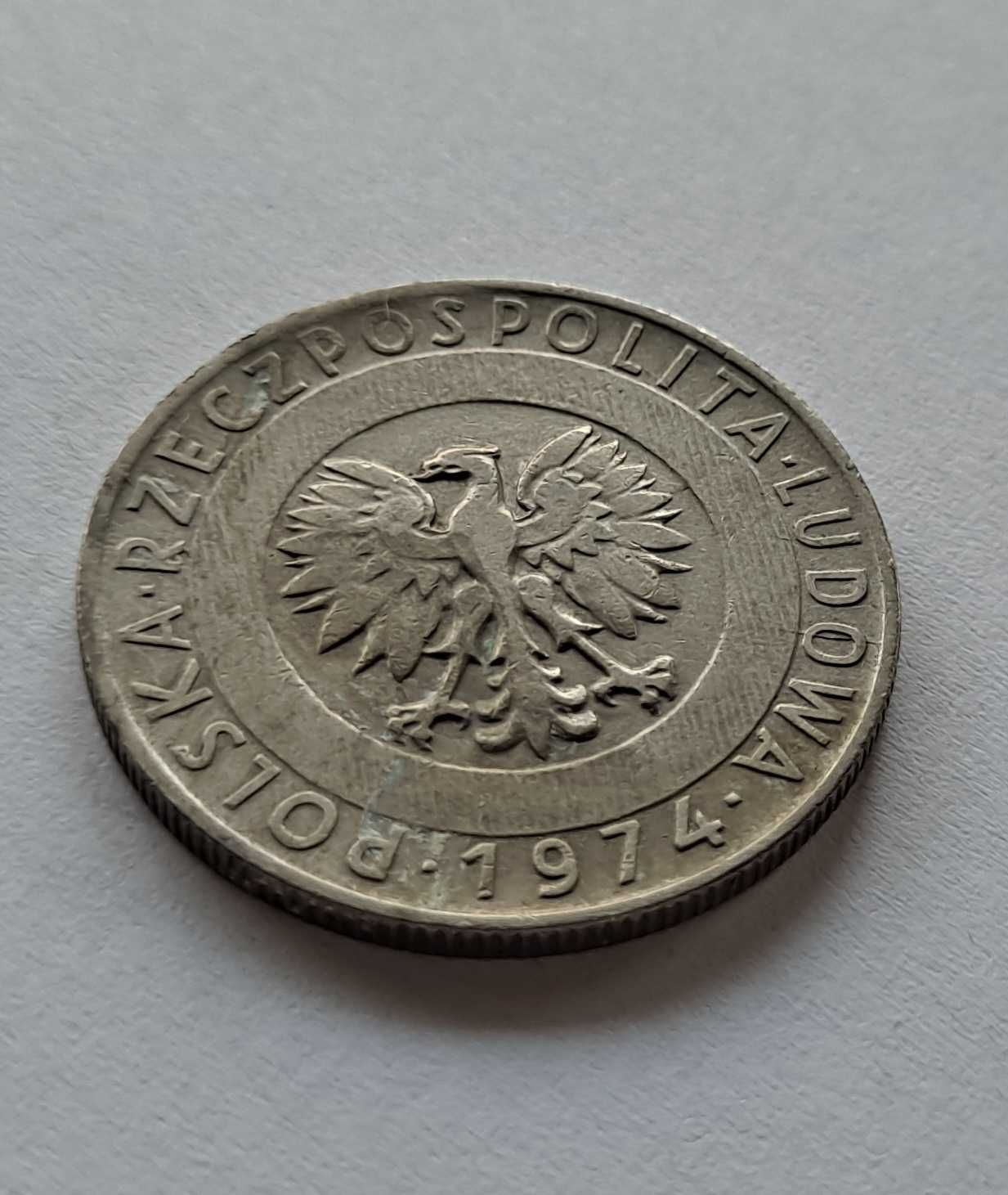 Moneta 20zł Wieżowiec i Kłosy PRL 1974r.