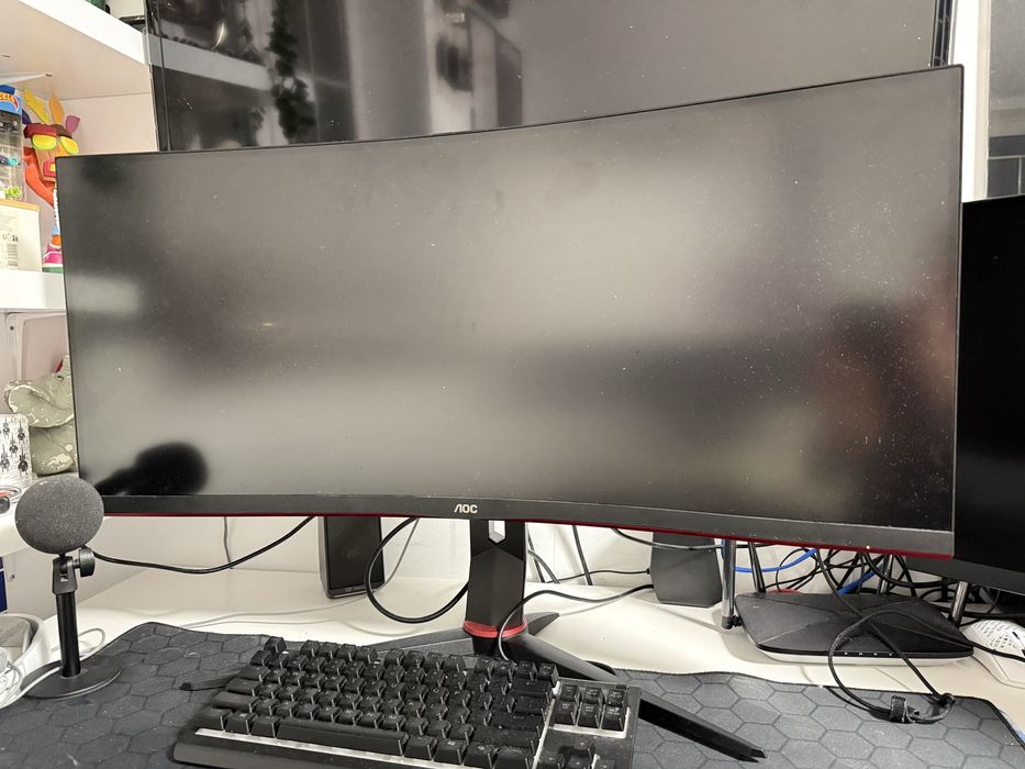 Monitor aoc cu34g2x/bk
