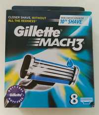 Лезвия Gillette mach3 8шт.