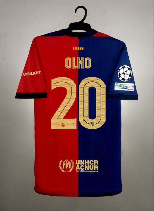 Koszulka FC Barcelona 24/25 LM domowa OLMO 20 r. XL 48h
