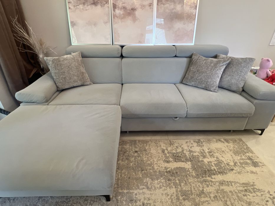 Narożnik, Kanapa, Sofa, szary