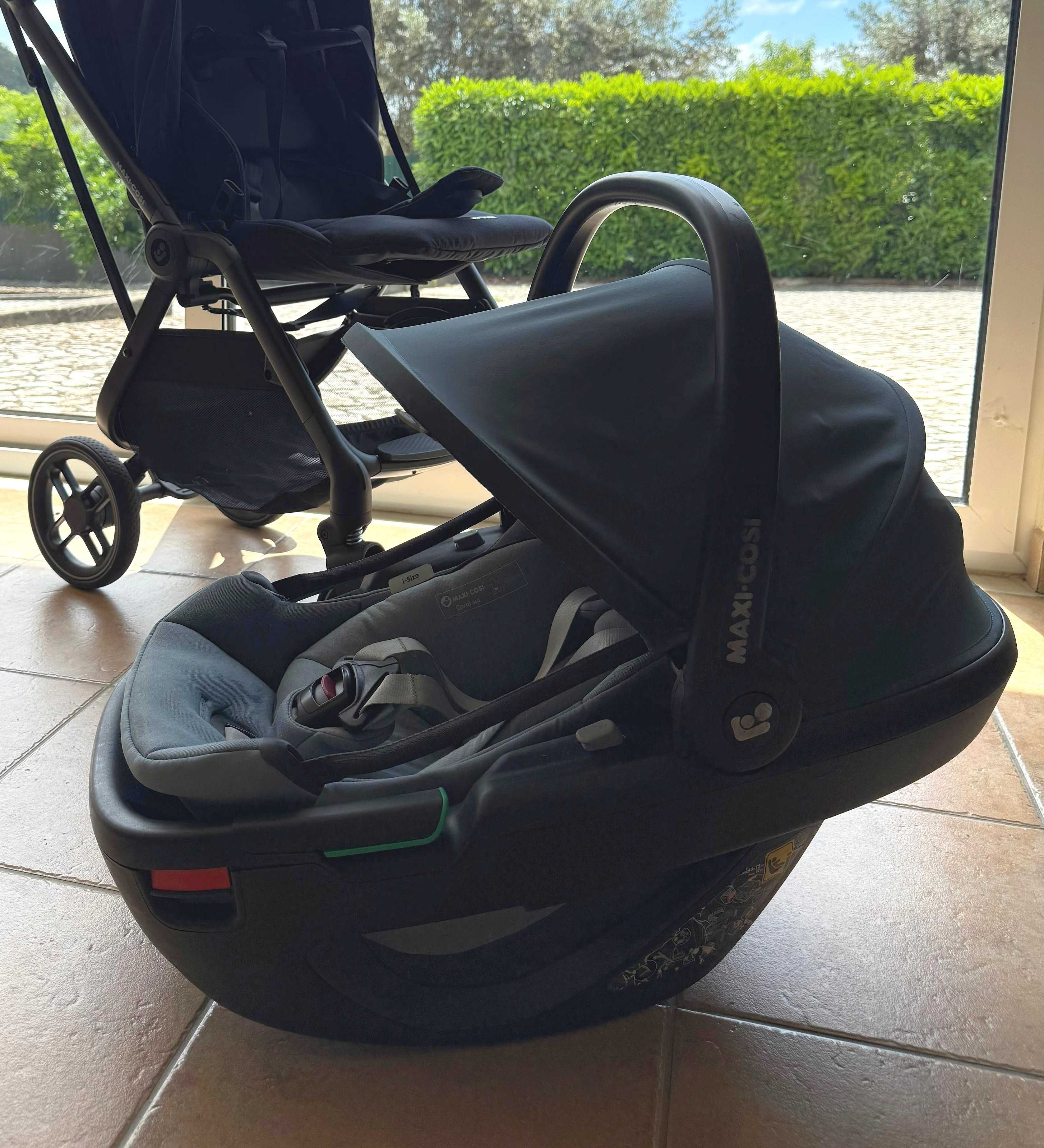 Conjunto Maxi-Cosi 5 Peças e Marsúpio Chicco
