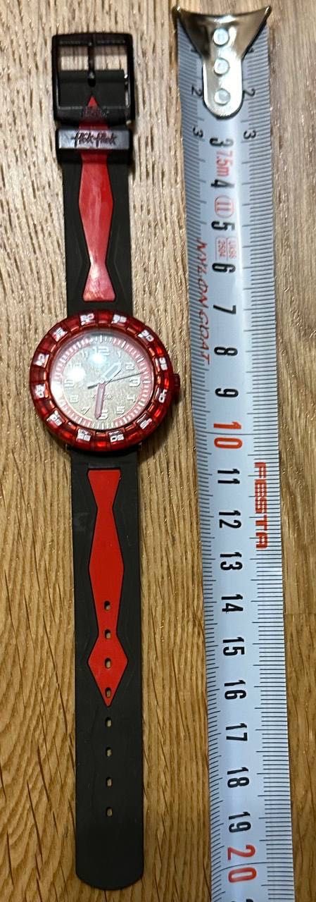 Дитячий наручний годинник Flick Flak x SWATCH Get It in Red WATCH