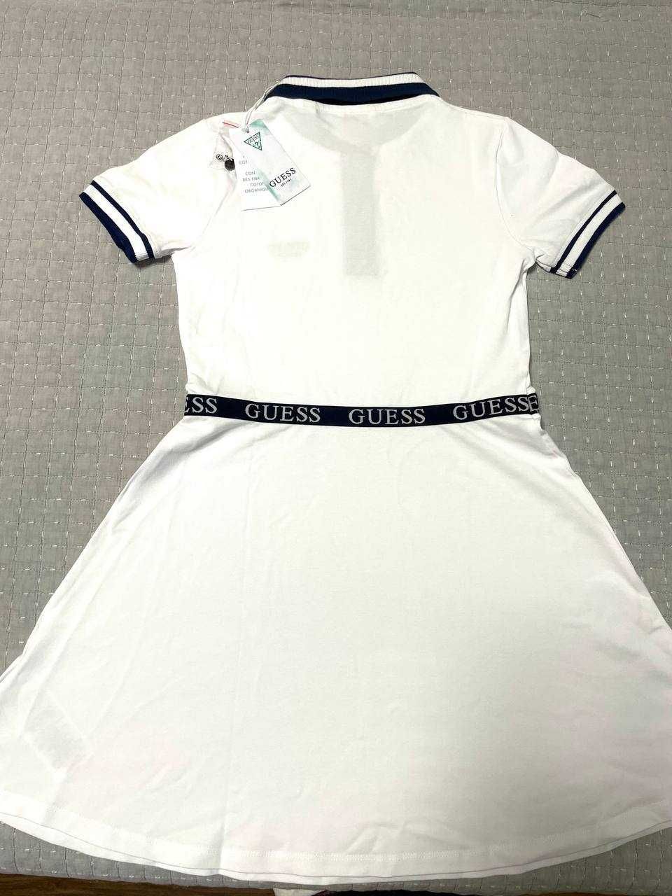 Дитяча біла сукня GUESS kids, 10 рокiв