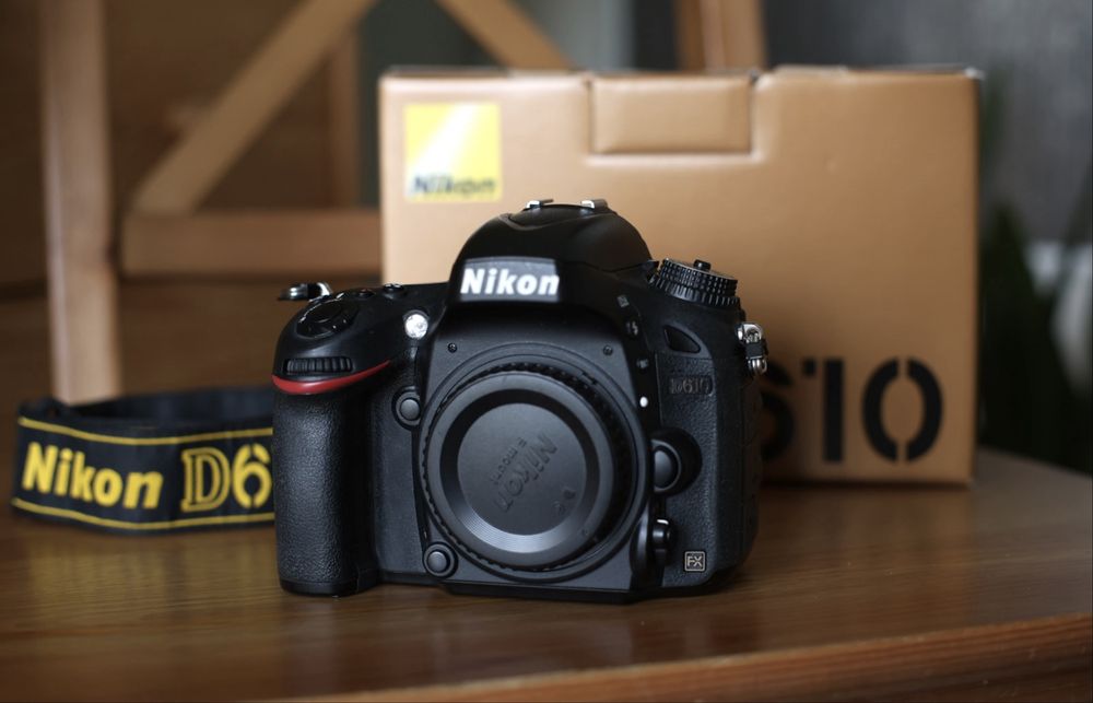 Nikon D610 pełna klatka niski przebieg 71983 super stan