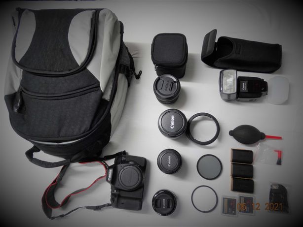 Canon EOS 7D + Lentes + Kit Estúdio + Cabeças Panorâmicas 360 + Tripé