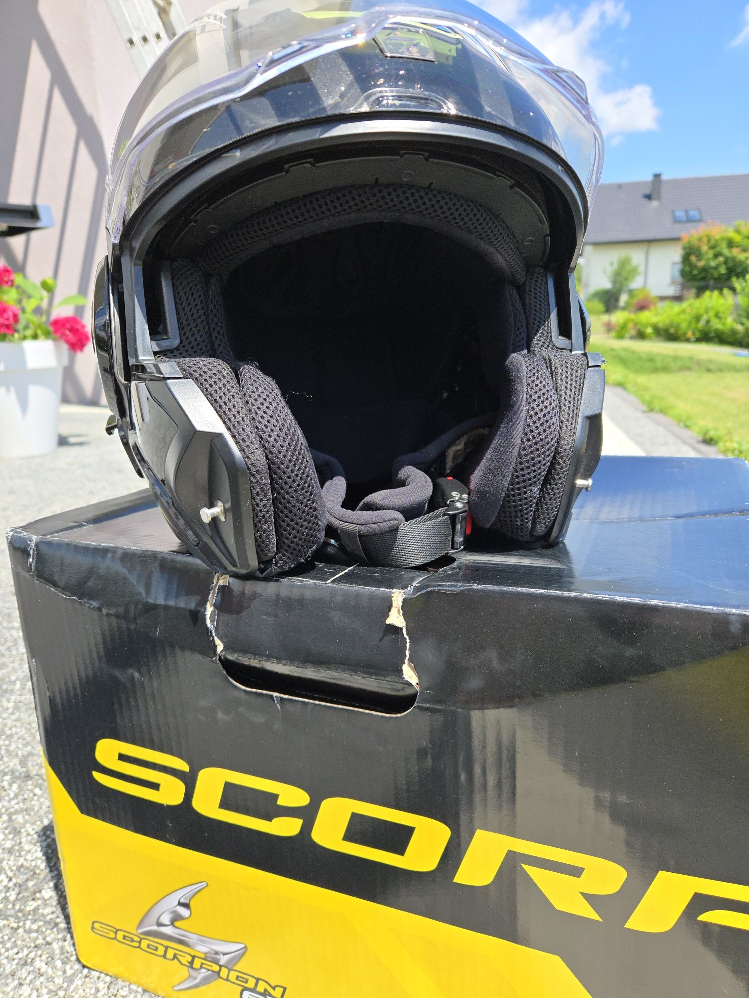 Kask motocyklowy Scorpion Evo tech trap  XXL