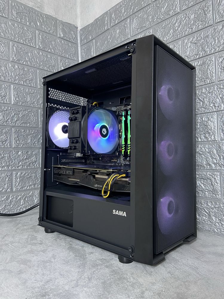 Ігровий Комп'ютер,ПК(Ryzen 5 5500,DDR4 16GB,RTX 2060 SUPER,M2 512GB)