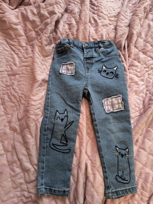 Jeansy spodnie nowe 92