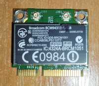 Wi-Fi модуль Broadcom BCM94313HMGB
Стандарт WiFi: 802.11 b/g/n
Швидкіс