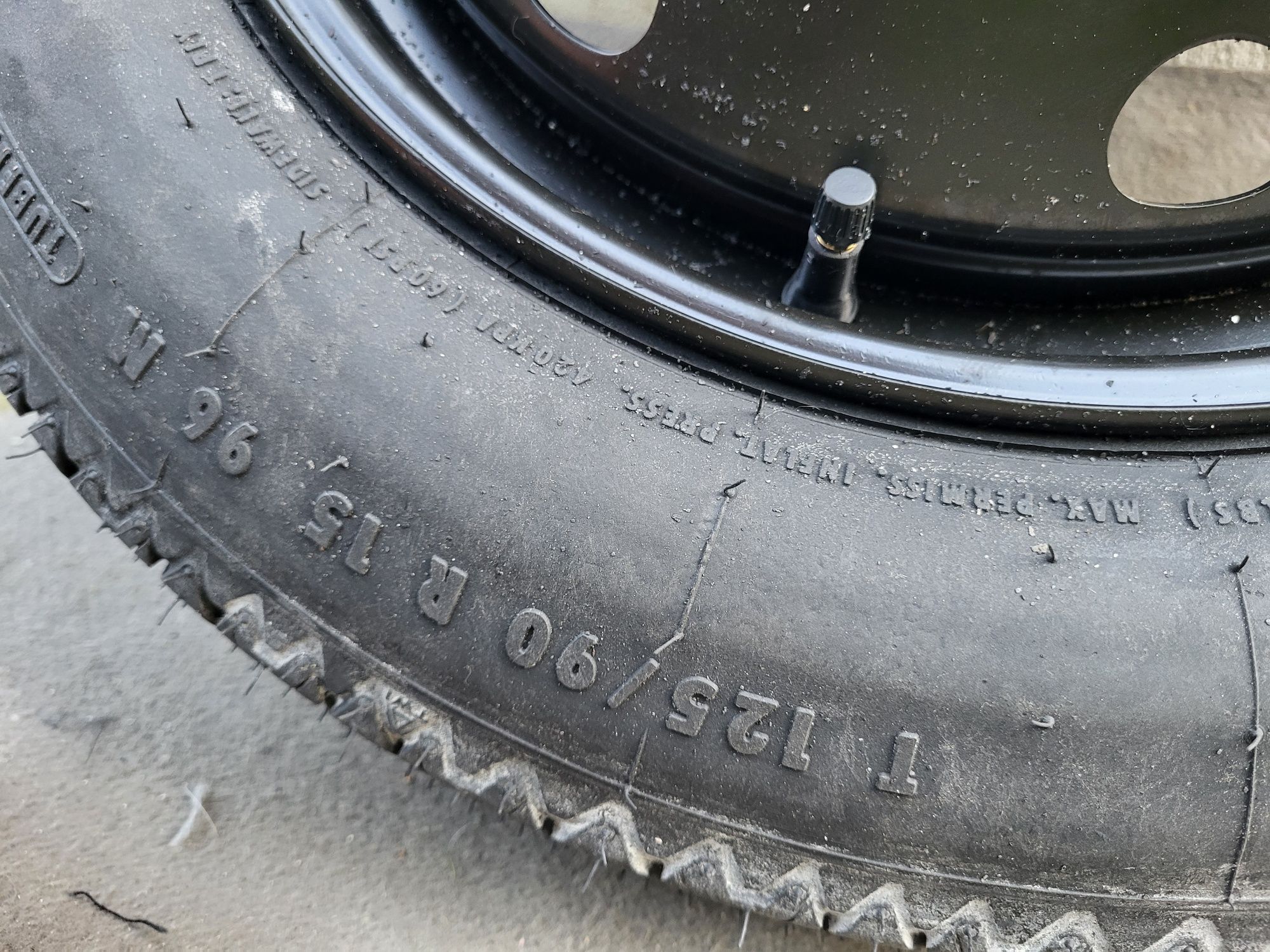 Koło Dojazdowe Fiat Stilo 2005rok*125/90R15*4x98*Nie Używane*ET35*