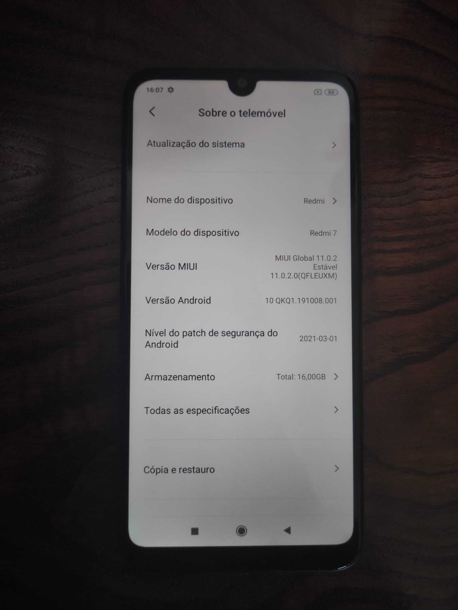 Redmi 7, perfeitas condições