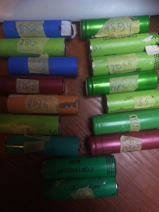 Аккумулятор без защиты 18650 Li-ion реальная проверенная емкость до 2