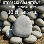 Otoczaki granitowe • małe • średnie • duże • 12,30 zł brutto/szt.