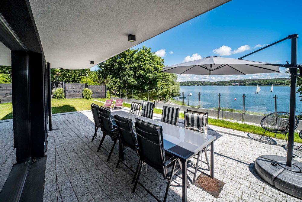 Duży apartament 8os nad jeziorem z jacuzzi sauna, domek mazury nocleg