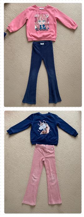 Paka zestaw ubranek dla dziewczynki 110 / 116 zara C&A h&m