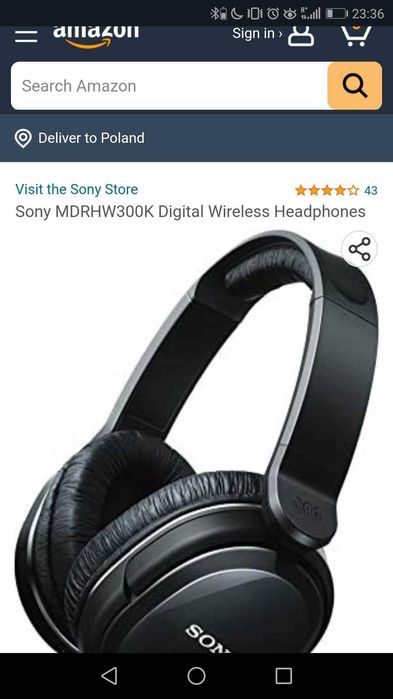 Słuchawki Sony MDR-HW300K