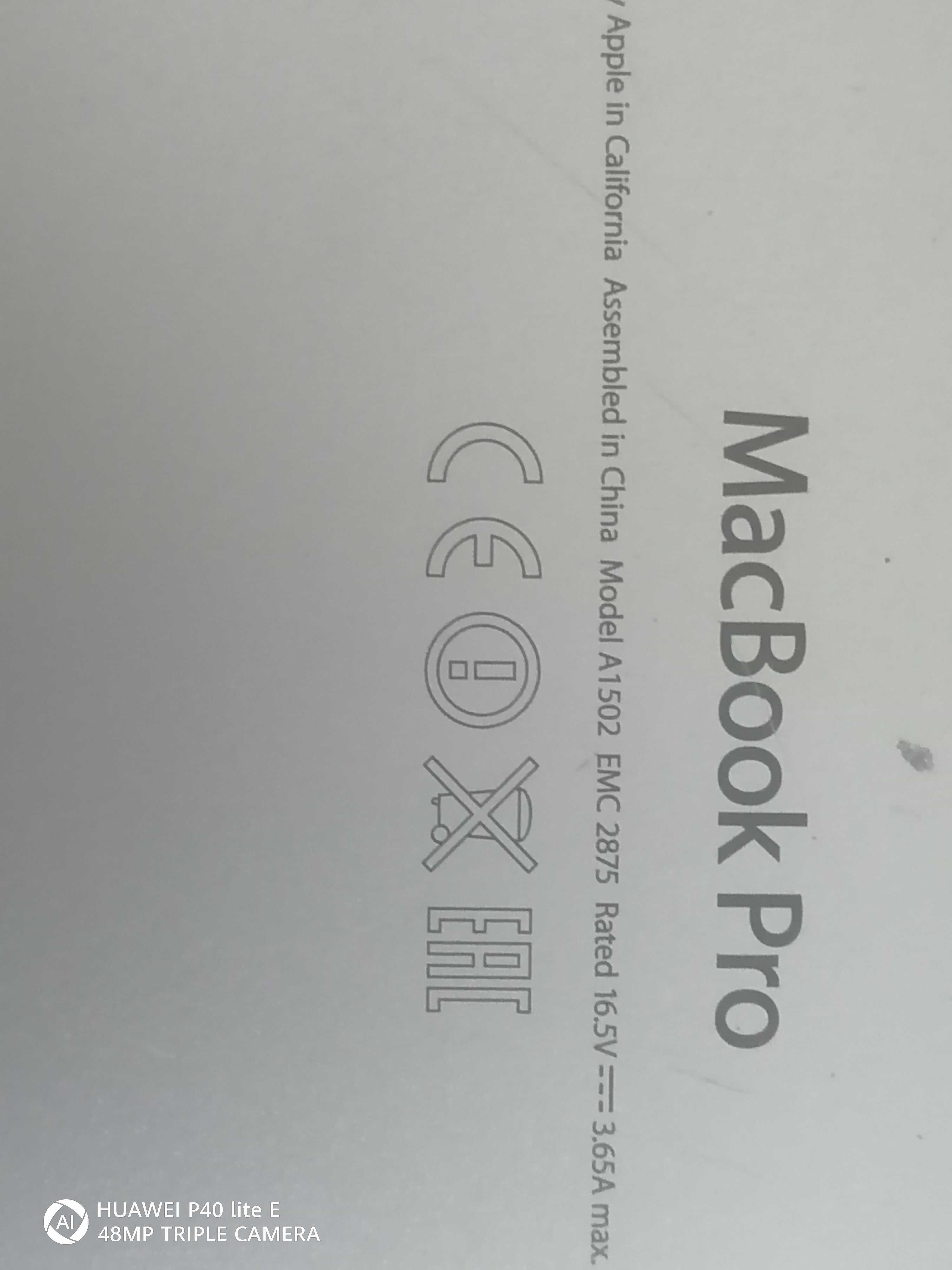 Macbook pro13 a1502 retina