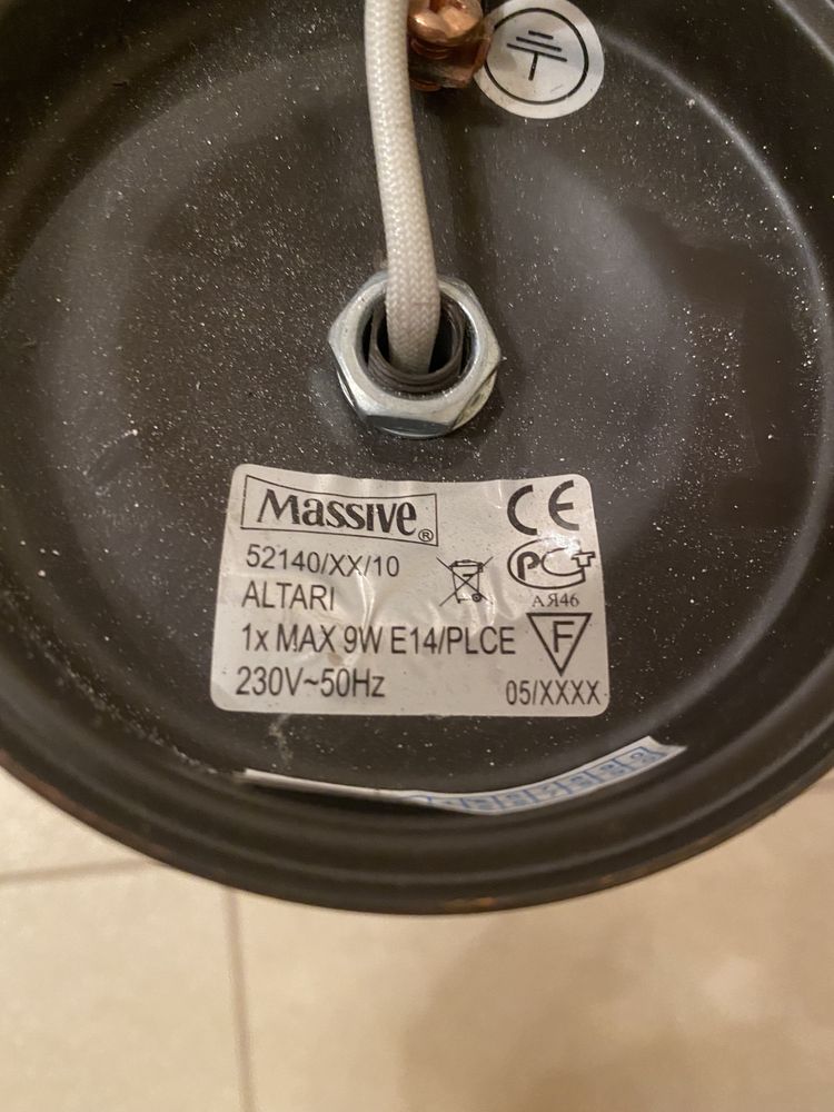 Zestaw żyrandol + kinkiet