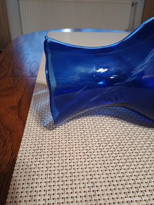 Kolorowe szkło PRL - wazon