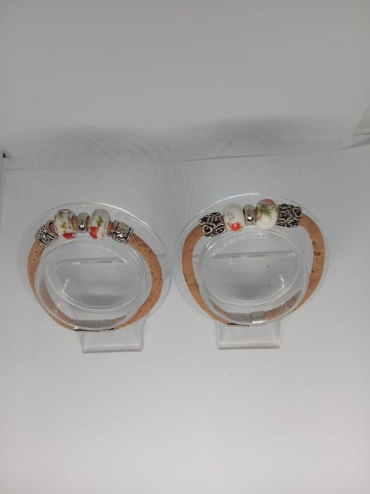 Pulseira em cortiça