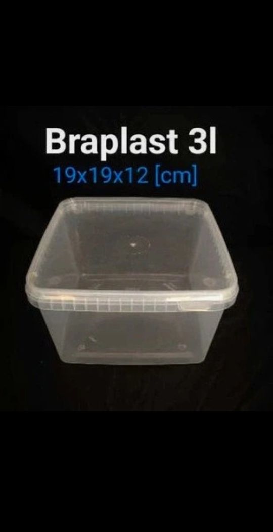 pojemnik hodowlany typu braplast o pojemności 1,3l